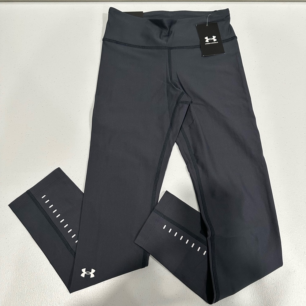 New w/Tags Under Armour Women's Balance Crop Compression Pants Gray Size Small